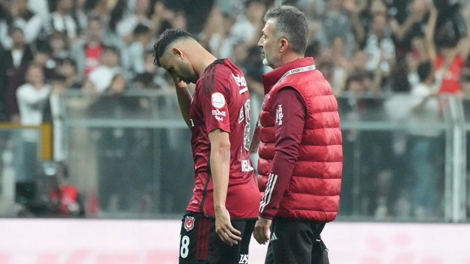 Beşiktaşlı Rachid Ghezzal sakatlandı