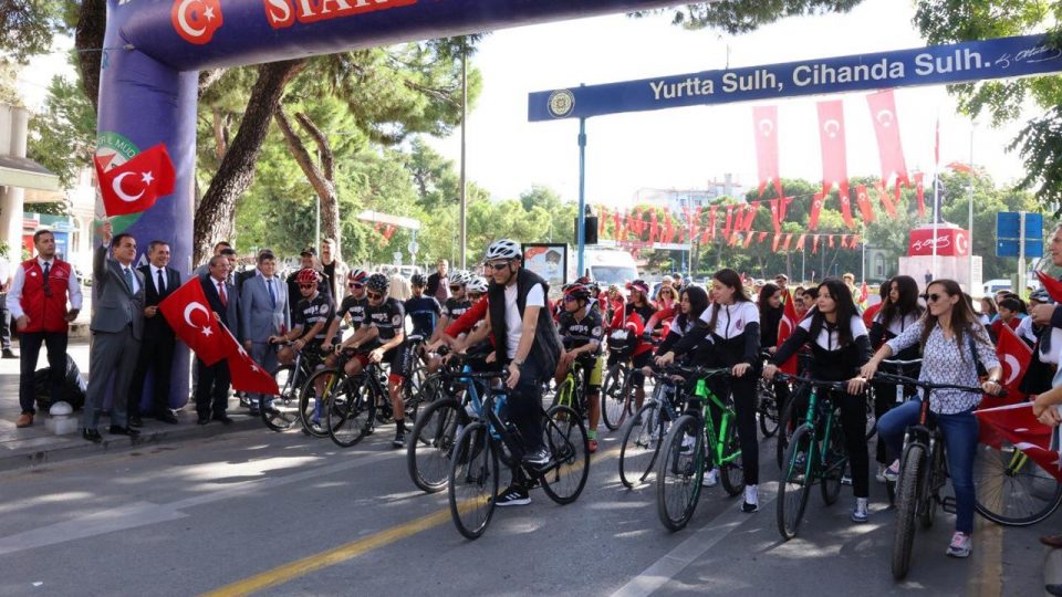 Muğla’da “100. Yıl Bisiklet Turu” düzenlendi