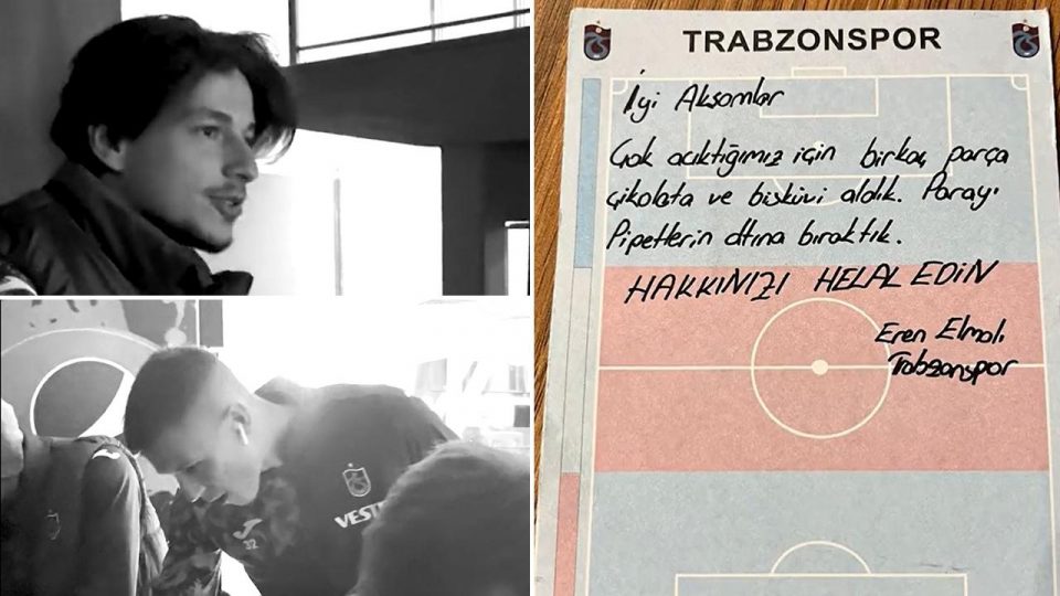 Trabzonsporlu futbolculardan örnek davranış