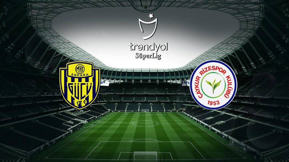 MKE Ankaragücü Çaykur Rizespor’u ağırlayacak