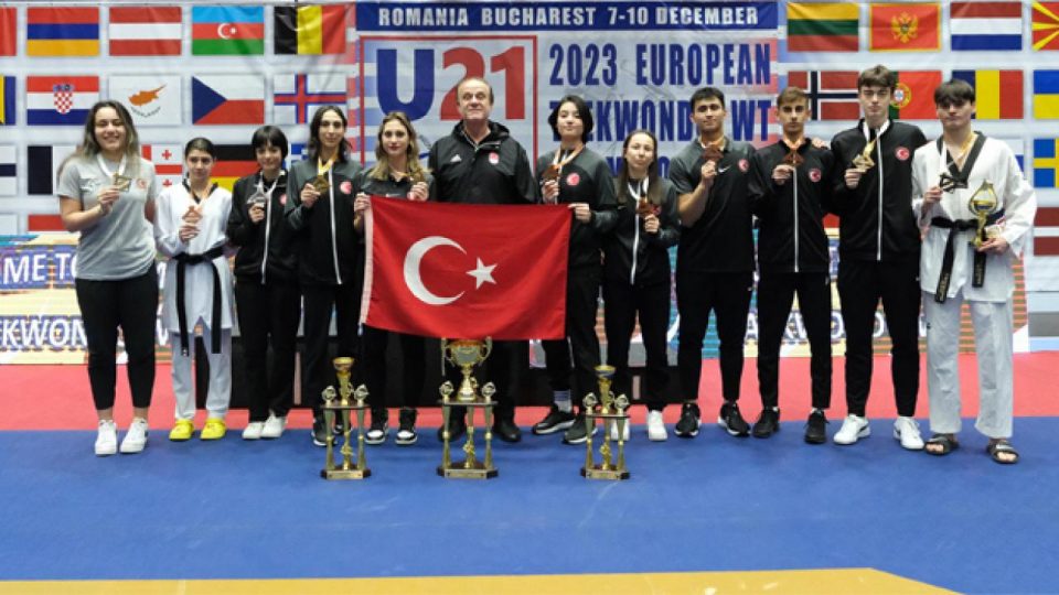 Ümit Milli Tekvando Takımı Avrupa Şampiyonu oldu